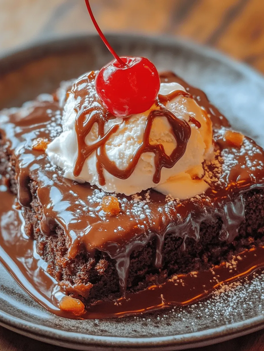 There’s something incredibly comforting about a classic dessert that evokes feelings of nostalgia and indulgence, and the Old-Fashioned Hot Fudge Sundae Cake certainly fits that description. This delightful confection is a celebration of rich flavors and textures, combining moist chocolate cake with a luscious, gooey hot fudge sauce, all topped off with creamy ice cream. The moment you take a forkful of this cake, you are transported to a world of decadent pleasure, where every bite is a reminder of childhood memories and family gatherings.