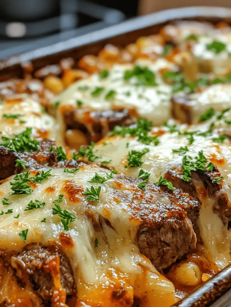 To truly appreciate the Philly Cheese Steak Casserole, it's important to understand the foundational components that come together in this culinary masterpiece. Each ingredient plays a vital role, contributing to the overall flavor and texture of the dish.