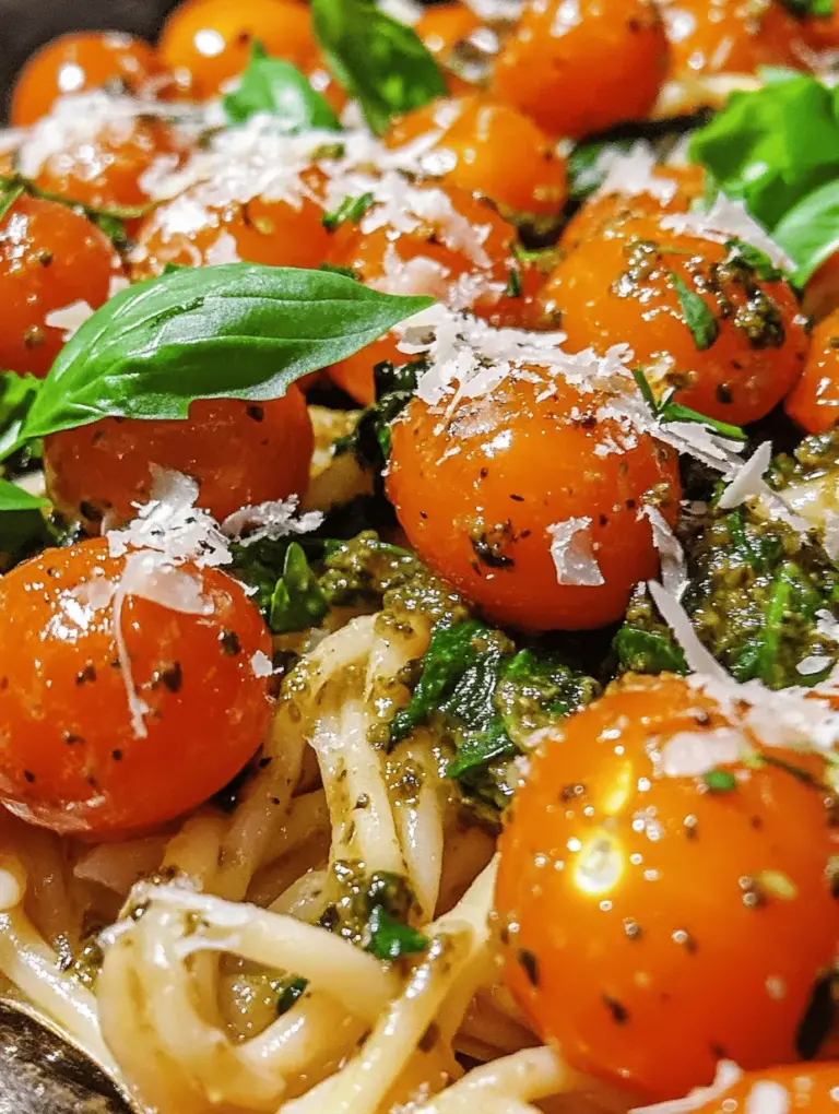 In the ever-busy world of meal preparation, finding quick, nutritious, and delicious recipes can be a challenge. Enter the 20-Minute Creamy Tomato Basil Pesto Pasta with Spinach and Shallots—a dish that perfectly balances taste, convenience, and health. This delightful pasta dish marries the rich, herbaceous flavors of basil pesto with the creamy goodness of heavy cream, all while packing in fresh spinach and vibrant cherry tomatoes.