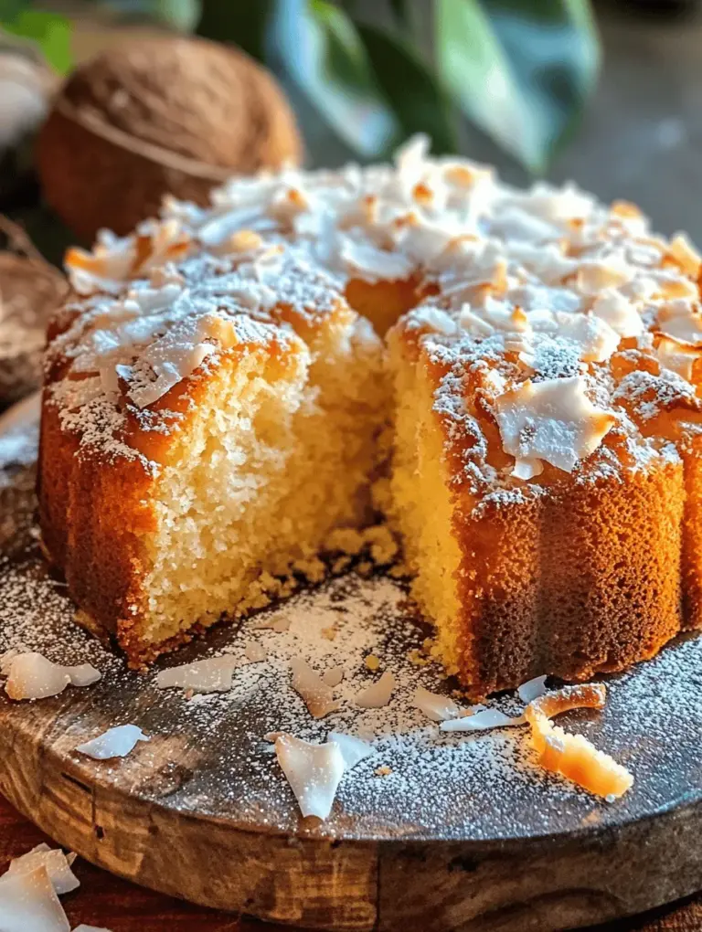 Baking is more than just a culinary task; it's an art form that engages the senses and brings people together. One of the most delightful treats you can create in your kitchen is a coconut pound cake. With its enticing aroma and rich flavor, this cake encapsulates the essence of tropical indulgence, making it the perfect centerpiece for gatherings or a cozy afternoon tea. The moist texture and delightful coconut flavor of this cake will undoubtedly impress your family and friends. In this article, we will delve into the steps for creating this delectable treat, along with insights into ingredient selection, baking techniques, and serving suggestions.