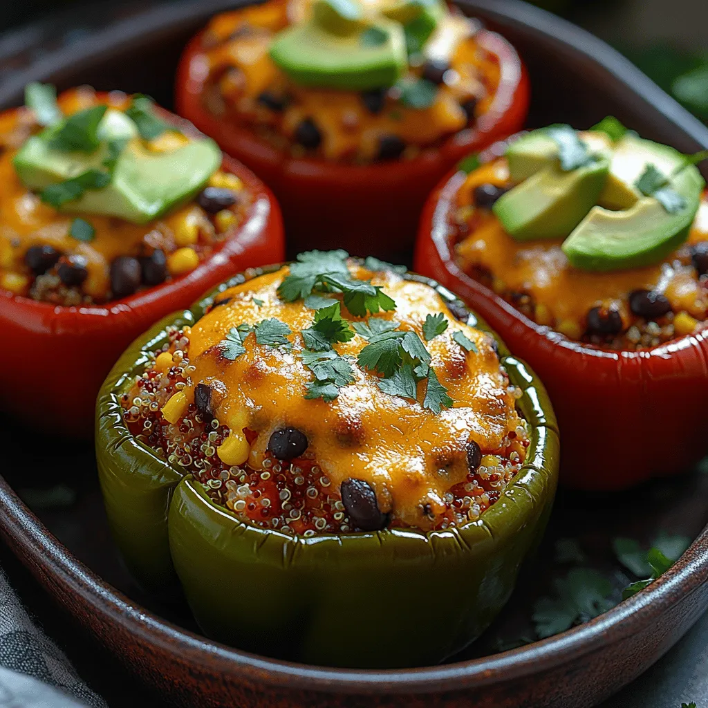 Each ingredient in the cheesy stuffed bell peppers plays a significant role not only in flavor but also in overall nutrition. Let's delve deeper into the components that make this dish both healthful and delicious.