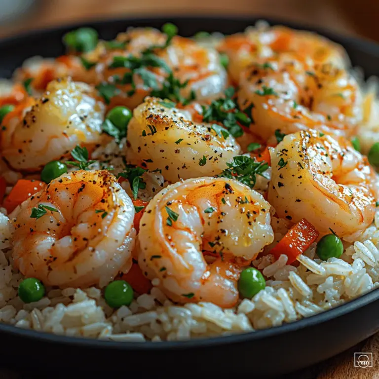 If you're looking for a quick and delicious meal that doesn't compromise on flavor, then the Zesty One-Pan Lemon Garlic Shrimp & Rice recipe is a perfect fit for your busy lifestyle. This dish combines tender shrimp with fluffy rice, all infused with a delightful blend of zesty lemon and aromatic garlic. The best part? It's made in just one pan, which means less time spent on cleanup and more time enjoying your meal.