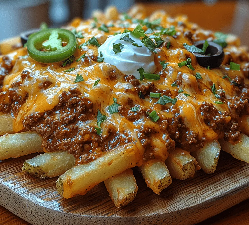 Chili cheese fries are a beloved comfort food that has captured the hearts and taste buds of many. With their tantalizing combination of crispy fries, rich chili, and gooey cheese, they offer a mouthwatering treat that can satisfy cravings any time of day. Whether you're hosting a game day gathering, preparing a cozy family meal, or simply looking for a late-night snack, these fries are the perfect dish to indulge in.