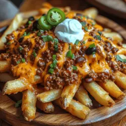 Chili cheese fries are a beloved comfort food that has captured the hearts and taste buds of many. With their tantalizing combination of crispy fries, rich chili, and gooey cheese, they offer a mouthwatering treat that can satisfy cravings any time of day. Whether you're hosting a game day gathering, preparing a cozy family meal, or simply looking for a late-night snack, these fries are the perfect dish to indulge in.