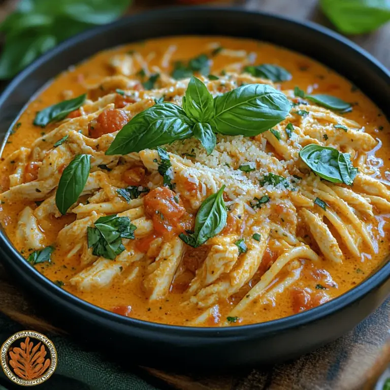 Are you in search of a comforting, flavorful dish that fits seamlessly into your busy schedule? Look no further than Slow Cooker Creamy Tomato Basil Chicken. This delightful meal is perfect for weeknights when you need something delicious yet hassle-free, as well as for special family gatherings where you want to impress without spending all day in the kitchen. The dish features tender chicken breasts simmered in a rich, creamy tomato sauce infused with aromatic basil, creating a combination that is as delightful to the palate as it is easy to prepare.