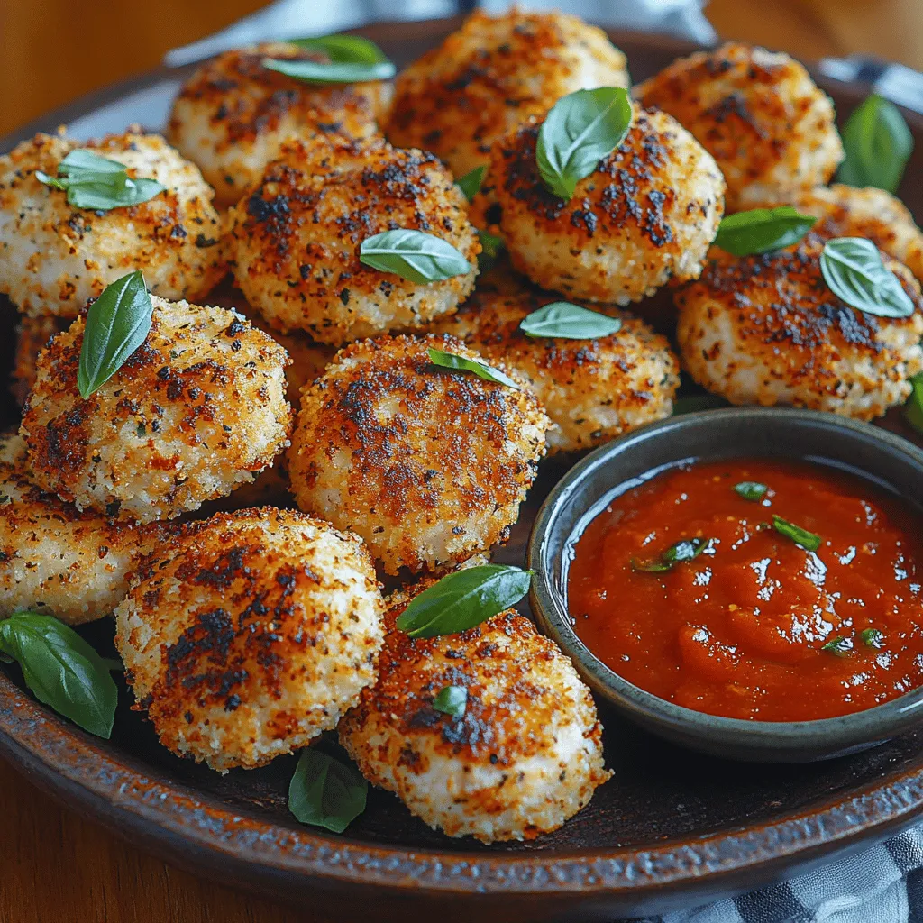 To create these delicious Crispy Chicken Parmesan Bites, you’ll need a few key ingredients, each playing a vital role in delivering that unforgettable taste and texture. Let’s break down each component and discuss its importance in the recipe.