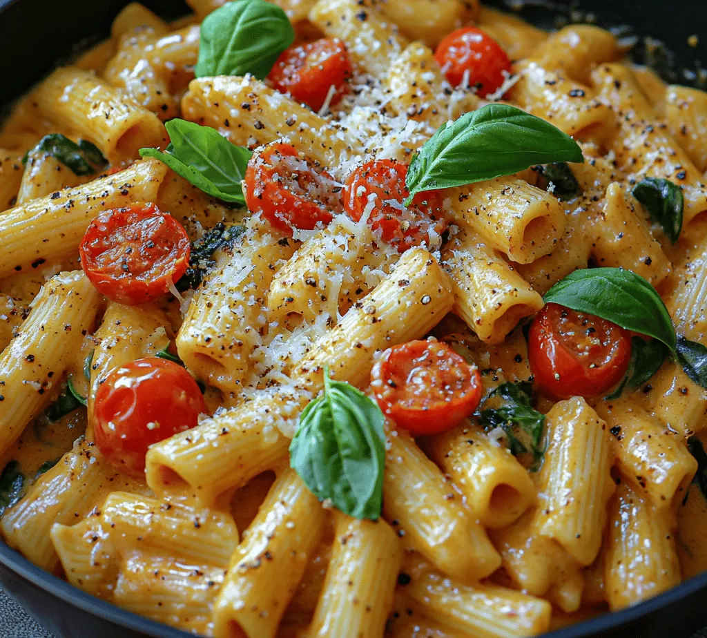 If there is one dish that perfectly encapsulates the heart and soul of Italian cuisine, it is undoubtedly pasta. Among the myriad of pasta recipes, <strong>One-Pot Creamy Tuscan Pasta</strong> stands out not just for its delicious flavors, but also for its simplicity and convenience. Originating from the sun-kissed hills of Tuscany, this dish takes rustic Italian cooking to a new level, delivering a satisfying meal that can be prepared with minimal fuss. The beauty of this recipe lies in its all-in-one cooking method, allowing busy home chefs to whip up a delightful dinner without the hassle of multiple pots and pans.” /></p>
</p>
<h3>Tips on Stirring, Simmering, and the Importance of Covering the Pot</h3>
</p>
<p>When preparing One-Pot Creamy Tuscan Pasta, mastering the technique of stirring and simmering is essential for achieving the perfect consistency and flavor. As your pasta cooks, stirring regularly helps prevent it from sticking together and ensures that it cooks evenly. Aim to stir gently but consistently, allowing the pasta to absorb the luscious sauce you’ve created.</p>
</p>
<p>Simmering is another crucial step in this recipe. Once you’ve brought the mixture to a boil, reduce the heat to a gentle simmer. This allows the flavors to meld beautifully while ensuring that the pasta cooks through without becoming mushy. The key here is patience; a low simmer will lead to a creamy texture as the starch from the pasta thickens the sauce.</p>
</p>
<p>Covering the pot during simmering is highly recommended. This technique traps steam and heat, speeding up the cooking process while keeping moisture locked in. It also helps the pasta absorb the sauce more effectively, making each bite rich and flavorful. Just remember to check occasionally to give it a stir and ensure everything is cooking evenly.</p>
</p>
<h3>Finishing Touches: Incorporating Cheese and Adjusting Seasoning</h3>
</p>
<p>Once your pasta is cooked to al dente perfection, it’s time to incorporate the finishing touches that make this dish truly special. Begin by adding freshly grated Parmesan cheese to the pot. The cheese not only enhances the flavor but also contributes to the creaminess that defines this dish. Stir the cheese into the pasta until it melts completely, creating a luxurious and well-rounded sauce.</p>
</p>
<p>After the cheese has been added, taste the pasta and adjust the seasoning as needed. You may find that a pinch of salt or a dash of freshly cracked black pepper elevates the dish further. If you prefer a bit of brightness, consider adding a squeeze of fresh lemon juice, which can enhance the overall flavor profile and balance the richness of the cream and cheese.</p>
</p>
<h3>Serving Suggestions and Pairings</h3>
</p>
<p>When it comes to serving your One-Pot Creamy Tuscan Pasta, presentation can elevate the dining experience. Garnish each plate with a sprinkle of freshly chopped basil for a pop of color and a burst of fresh flavor. You can also add additional grated Parmesan on top for those cheese lovers in your life.</p>
</p>
<p>Pair this creamy pasta dish with side dishes that complement its richness. A crisp green salad tossed with a light vinaigrette can provide a refreshing contrast. Alternatively, garlic bread or a side of roasted vegetables can add texture and flavor without overwhelming the palate.</p>
</p>
<p>As for beverages, consider serving a crisp white wine, such as Pinot Grigio or Sauvignon Blanc, which can cut through the creaminess of the pasta. If you prefer non-alcoholic options, sparkling water with a slice of lemon or a refreshing iced tea can also be delightful accompaniments.</p>
</p>
<h3>Variations on the Classic Recipe</h3>
</p>
<p>One of the wonderful aspects of One-Pot Creamy Tuscan Pasta is its versatility. You can easily adapt this dish to cater to different dietary needs and preferences. For those following gluten-free diets, simply swap out regular pasta for gluten-free alternatives. Many brands offer pasta made from <a class=