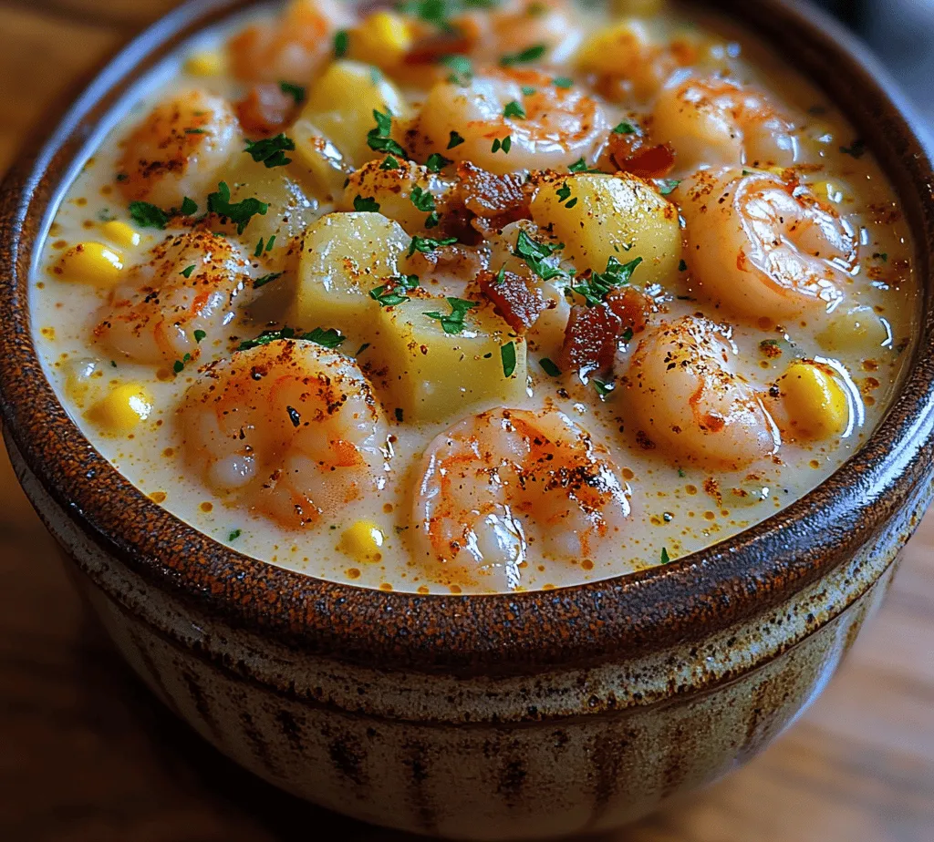 Creamy shrimp chowder is the ultimate comfort food, embodying the warmth and heartiness that a great chowder should offer. This dish warms the soul and the stomach, making it an ideal choice for chilly evenings or when you crave something rich and satisfying. Its luscious texture, combined with the delicate flavor of shrimp, creates a seafood dish that is both indulgent and approachable for home cooks of all skill levels.