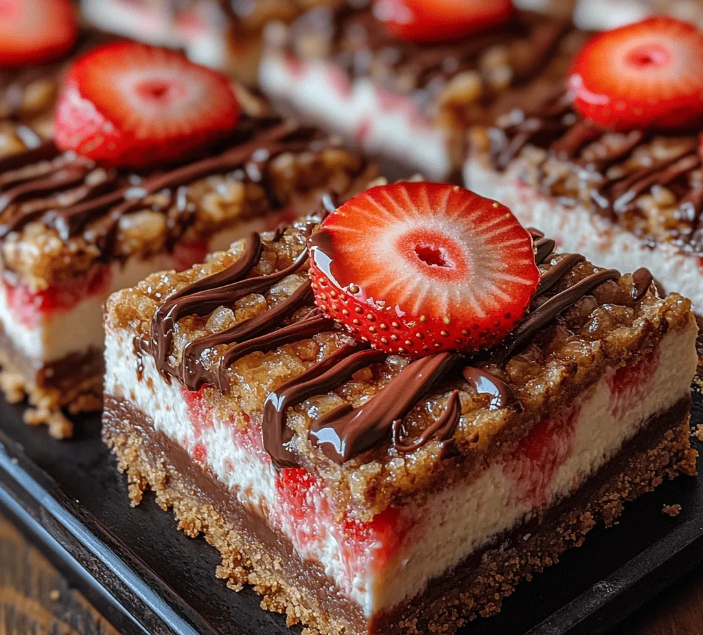 If you're looking for a dessert that perfectly marries rich flavors with a satisfying texture, Chocolate Covered Strawberry Cheesecake Bars are an irresistible choice. This decadent treat combines the creaminess of cheesecake with the freshness of strawberries and a delightful chocolate coating, making it a crowd-pleaser for any occasion. Whether you're planning a birthday party, a holiday gathering, or simply looking to indulge yourself, these cheesecake bars bring together the best of both worlds—sweet and tangy, creamy and crunchy.