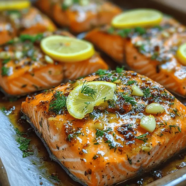 If you're looking for a dish that perfectly balances health and flavor, look no further than Zesty Herb-Infused Baked Lemon Garlic Salmon. This vibrant recipe not only excites the palate with its zesty lemon and aromatic herbs but also promotes a healthy lifestyle through the incorporation of nutrient-rich ingredients. Salmon, in particular, is a powerhouse of nutrition, rich in omega-3 fatty acids, high-quality protein, and essential vitamins, making it a staple in healthy diets around the globe.