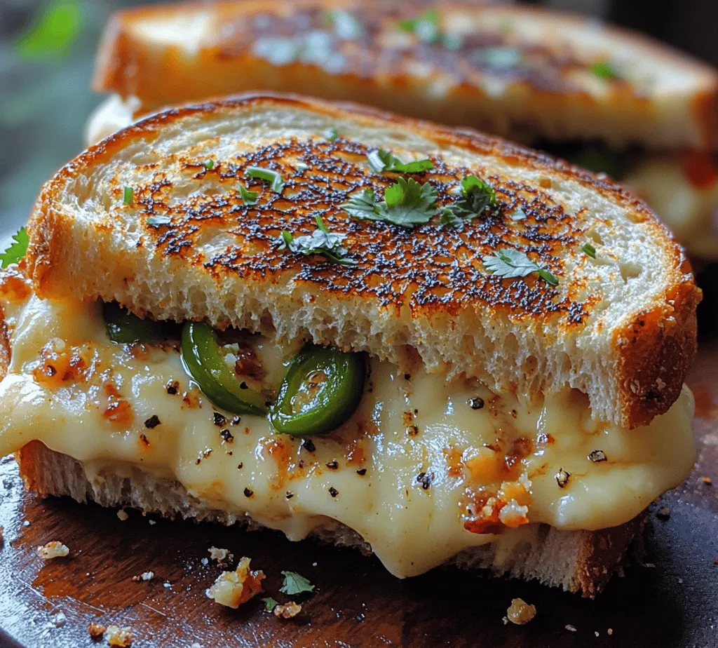 The magic of the Jalapeño Popper Grilled Cheese lies in its carefully selected ingredients. Each component plays a crucial role in achieving the perfect balance of flavors and textures. The main ingredients typically include bread, cheese, jalapeños, and often a creamy spread, which together create a harmonious blend of comfort and heat.