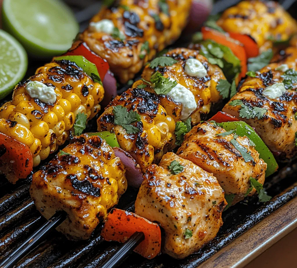 As the warm summer months roll in, the aroma of grilled foods fills the air, drawing friends and families outdoors to enjoy delicious meals under the sun. Grilling is more than just a cooking method; it's a summer tradition that brings people together. Among the many options available, one dish that stands out for its vibrant flavors and festive appeal is Zesty Grilled Mexican Street Corn and Chicken Kabobs. This dish combines succulent marinated chicken with the sweet crunch of corn, creating a delightful culinary experience that’s perfect for gatherings or family dinners.