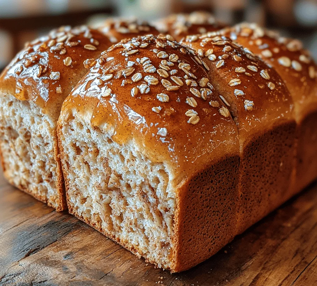 The appeal of Heavenly Honey Oat Bread lies in its harmonious balance of taste, texture, and nutrition. The use of whole wheat flour and oats provides a rich source of dietary fiber, essential for good digestion and overall gut health. The subtle sweetness from honey not only adds flavor but also elevates the bread's natural taste, making it a perfect companion for breakfast or as a snack throughout the day.