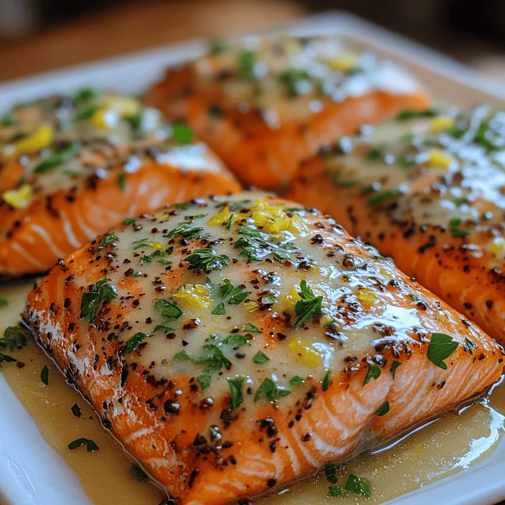 If you're looking for a dish that perfectly balances simplicity and gourmet flair, look no further than Luscious Baked Salmon with Zesty Lemon Butter Cream Sauce. This delightful recipe transforms a humble piece of salmon into an elegant meal that is sure to impress at any dinner table. Salmon is not only a culinary favorite, but it is also a nutritional powerhouse packed with health benefits. The rich, buttery flavor of the salmon is elevated by the bright, zesty notes of lemon, creating a harmonious blend that enhances the overall dining experience.